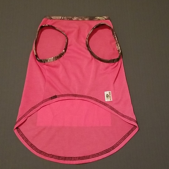 MOSSY OAK PINK & CAMO DOG SHIRT Sm/Med - Picture 2 of 5